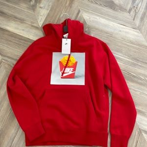 Nike hoodie, sweatshirt, french fries medium